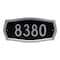 Hillman HILLMAN Distinctions Black Die-Cast Zinc Heritage Address Plate, PK3 847331 - alternate 3